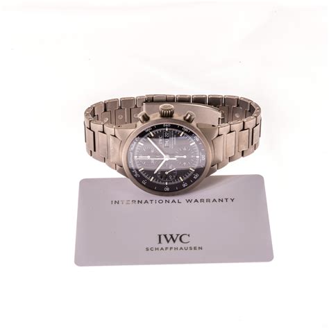 IWC GST IW3707 Chronograph Titanium Full Set 2001